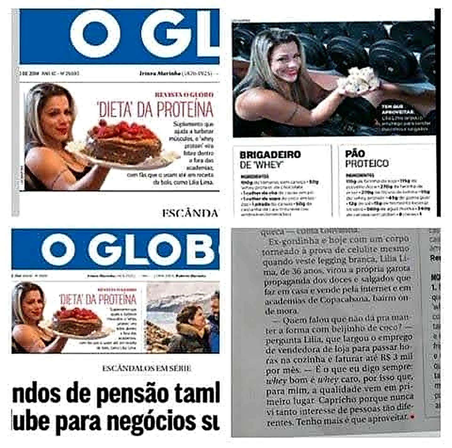 Lilia Lima com celebridade